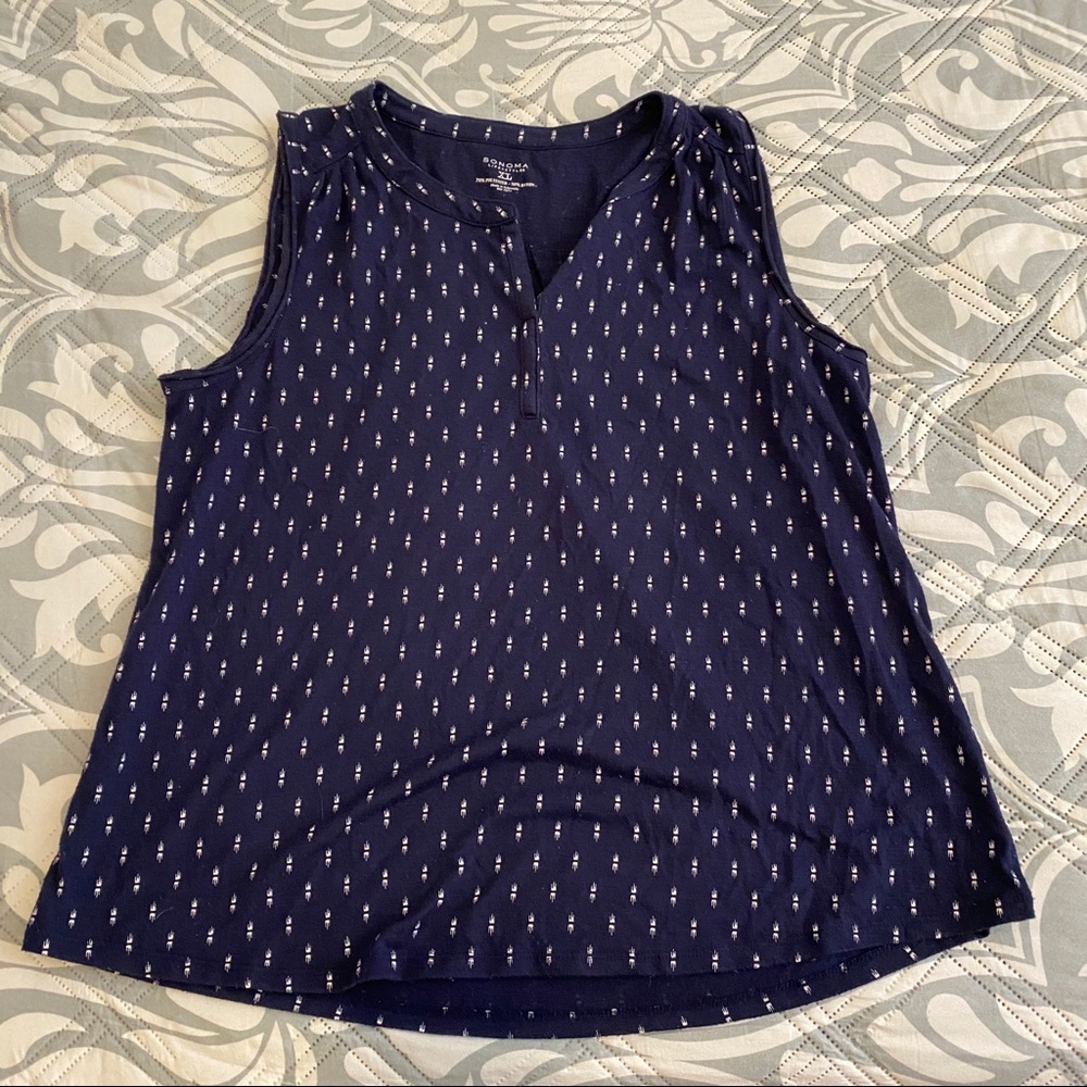Navy blouse